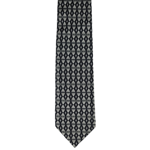 Versace Patterned Silk Tie - Picture 1 of 3